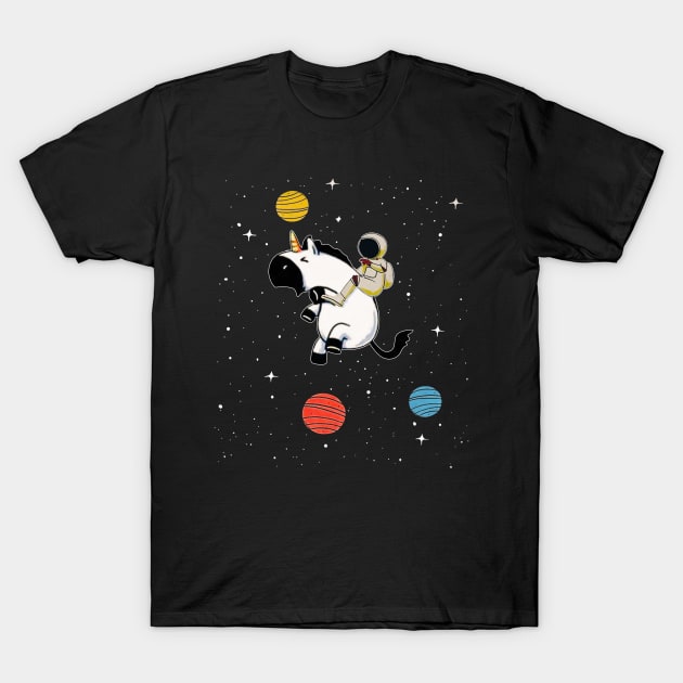 Riding Unicorn T-Shirt by bobyberto